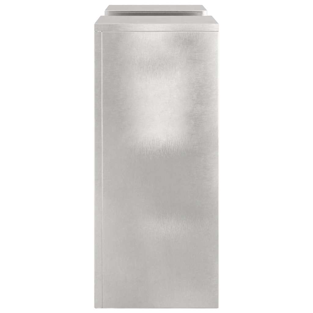 Suportes para plantas 2 pcs Prateado 24 x 24 x 55 cm