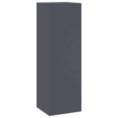 Suportes para plantas 2 pcs Antracite 24 x 24 x 75 cm Aço