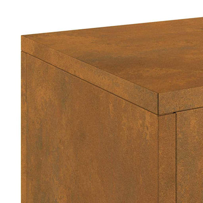 Suportes para plantas 2 pcs Ferro Enferrujado 24 x 24 x 35 cm