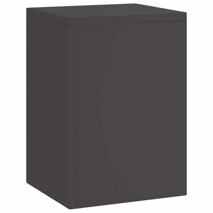 Suportes para plantas 3 pcs Preto 24 x 24 x 75 cm Aço