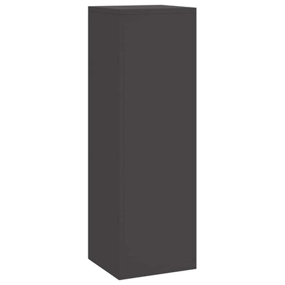 Suportes para plantas 3 pcs Preto 24 x 24 x 75 cm Aço