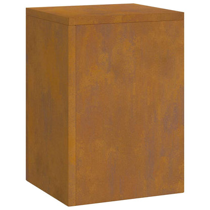 Suportes para plantas 3 pcs Ferro Enferrujado 24 x 24 x 75 cm
