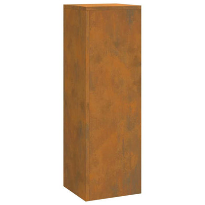 Suportes para plantas 3 pcs Ferro Enferrujado 24 x 24 x 75 cm