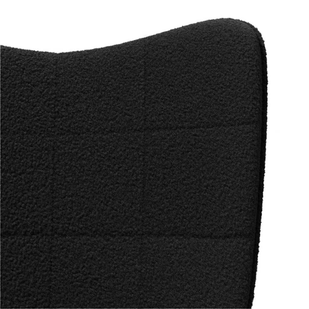 poltrona Preto 62 x 67 x 95,5 cm Tecido Sherpa