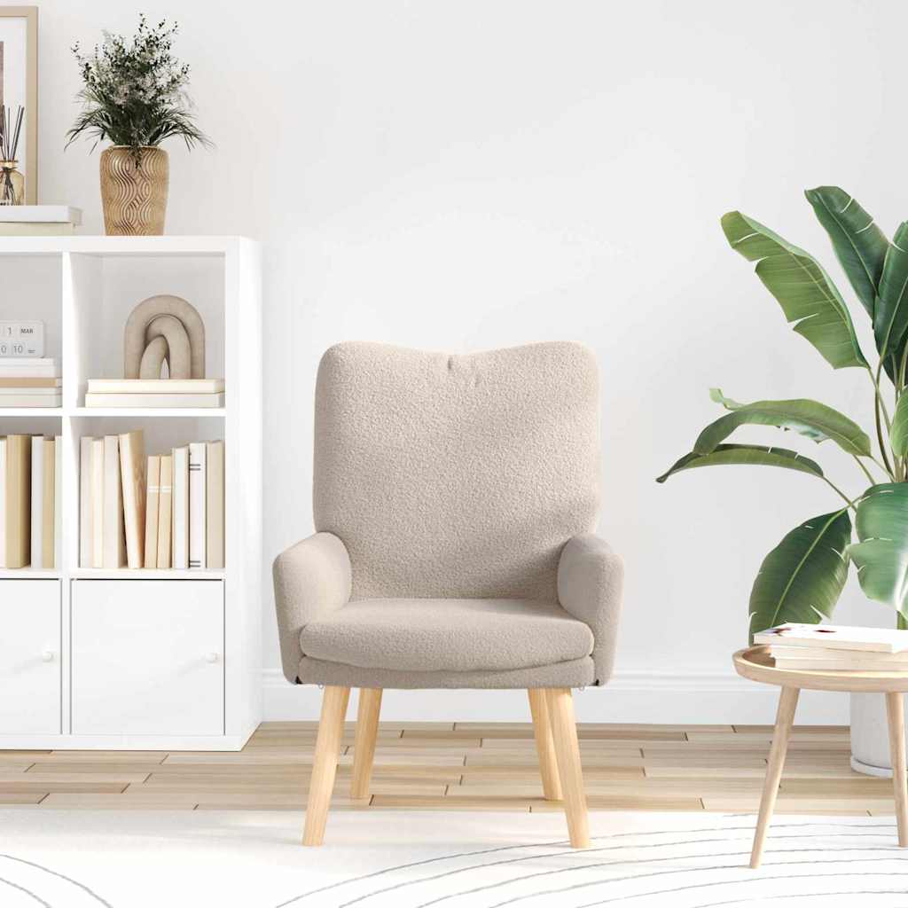 poltrona Cinzento-claro 63 x 67 x 94 cm tecido