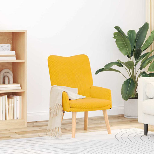 Cadeira Relaxante Amarelo-claro tecido