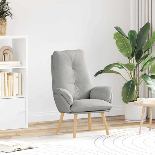 Cadeira Relaxante Cinza Nuvem tecido