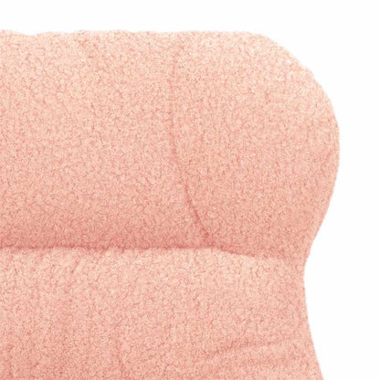 poltrona Rosa 69 x 74 x 93 cm Tecido Sherpa