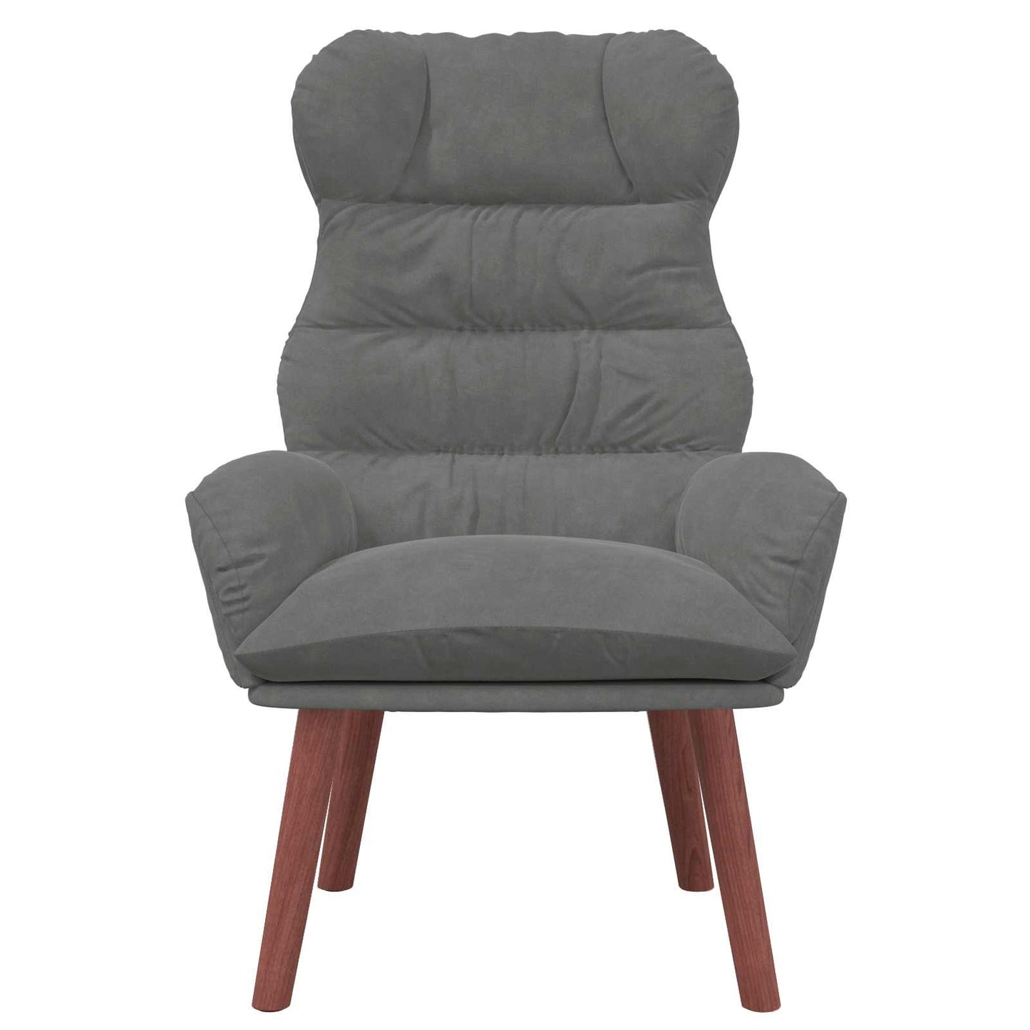 poltrona Cinza Escuro 69 x 74 x 93 cm Veludo