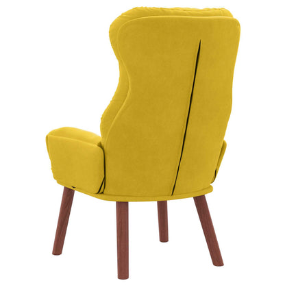 poltrona Amarelo 69 x 74 x 93 cm Veludo