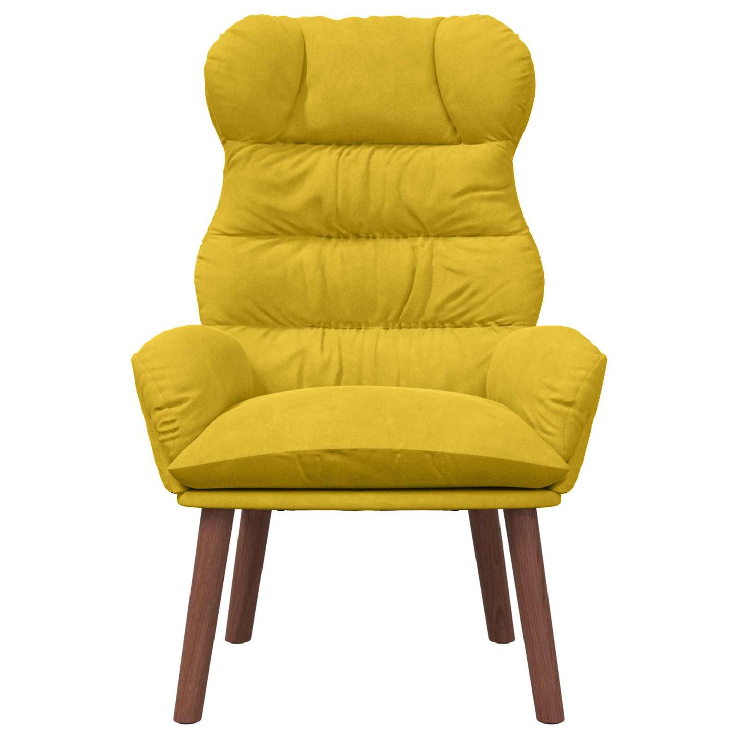 poltrona Amarelo 69 x 74 x 93 cm Veludo