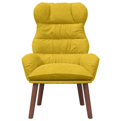 poltrona Amarelo 69 x 74 x 93 cm Veludo