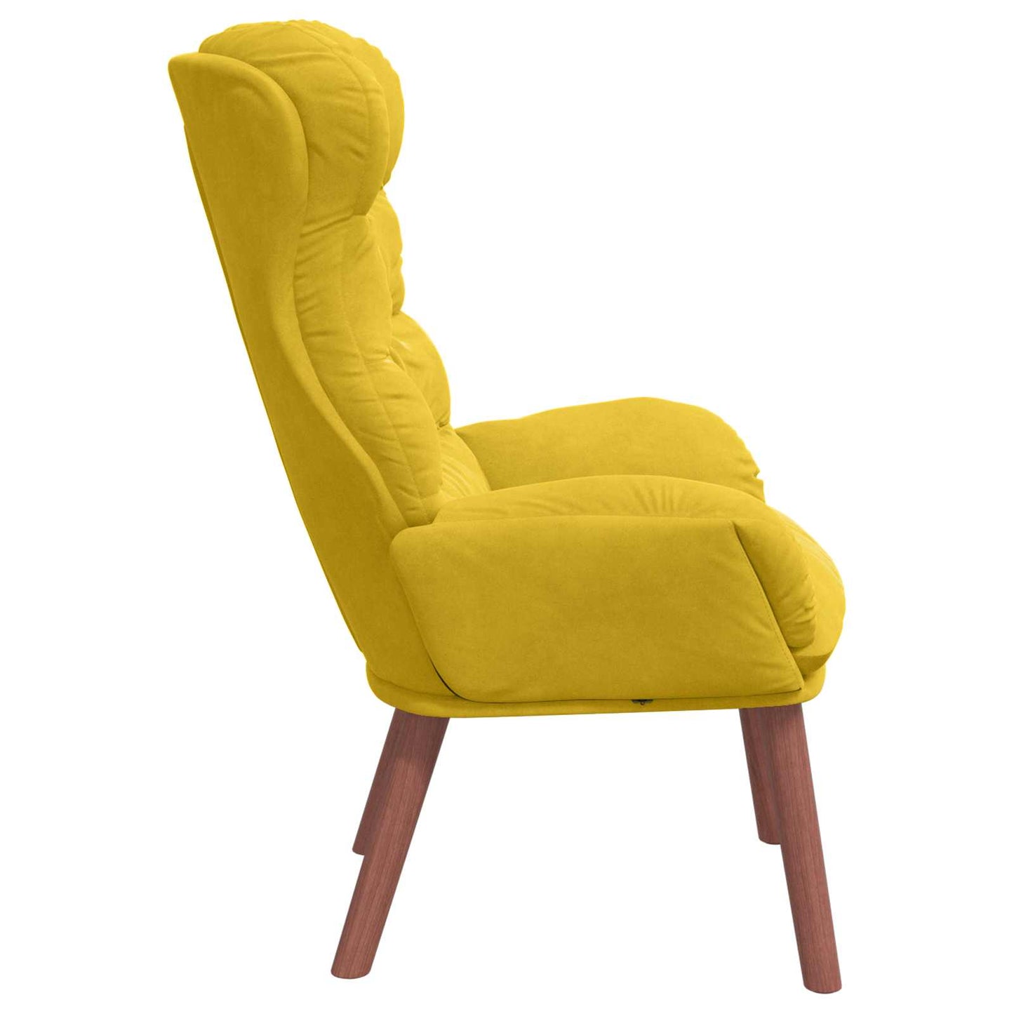poltrona Amarelo 69 x 74 x 93 cm Veludo