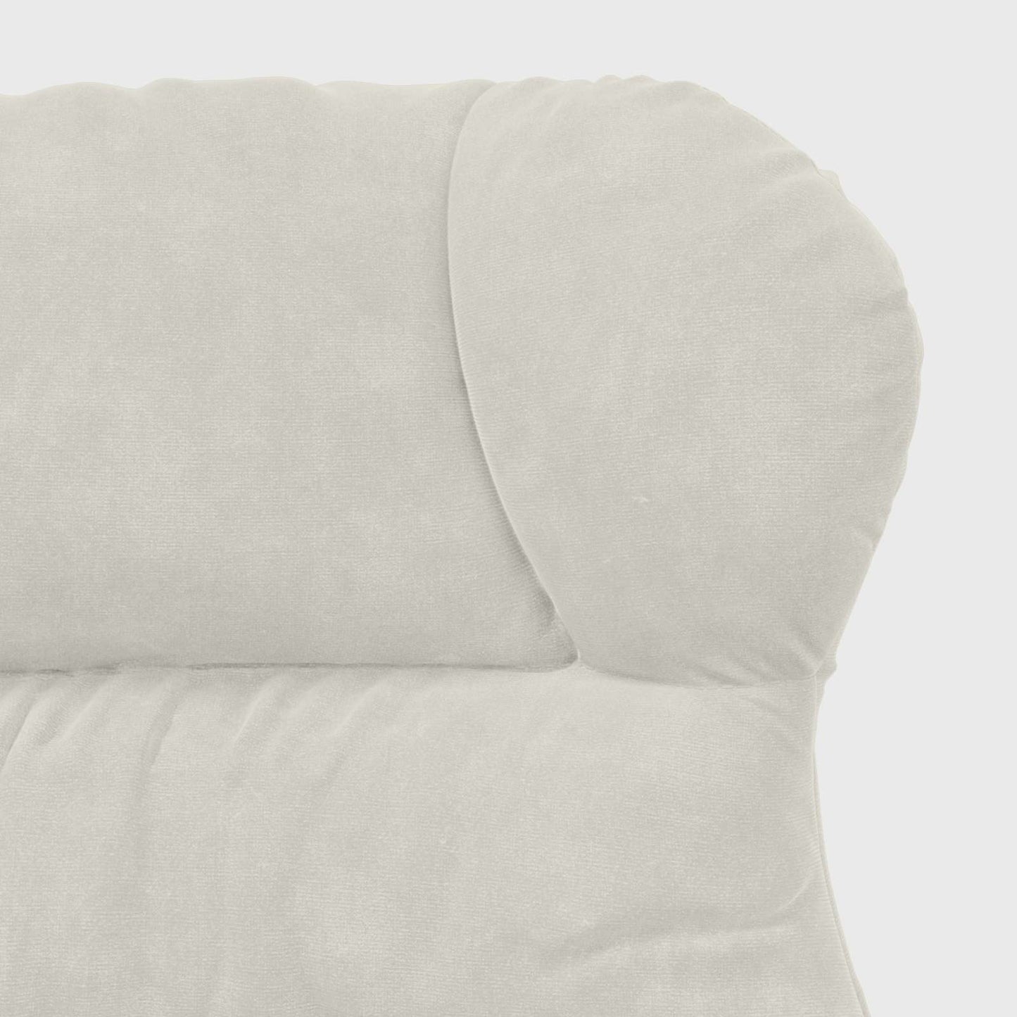 poltrona Creme 69 x 74 x 93 cm Veludo