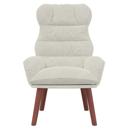 poltrona Creme 69 x 74 x 93 cm Veludo