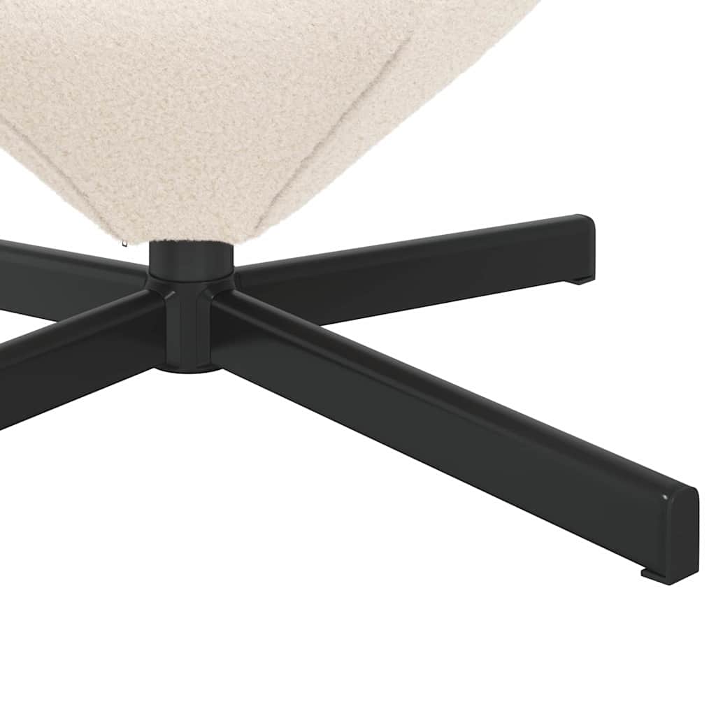 Cadeira ovo Creme 63 x 73 x 90 cm tecido