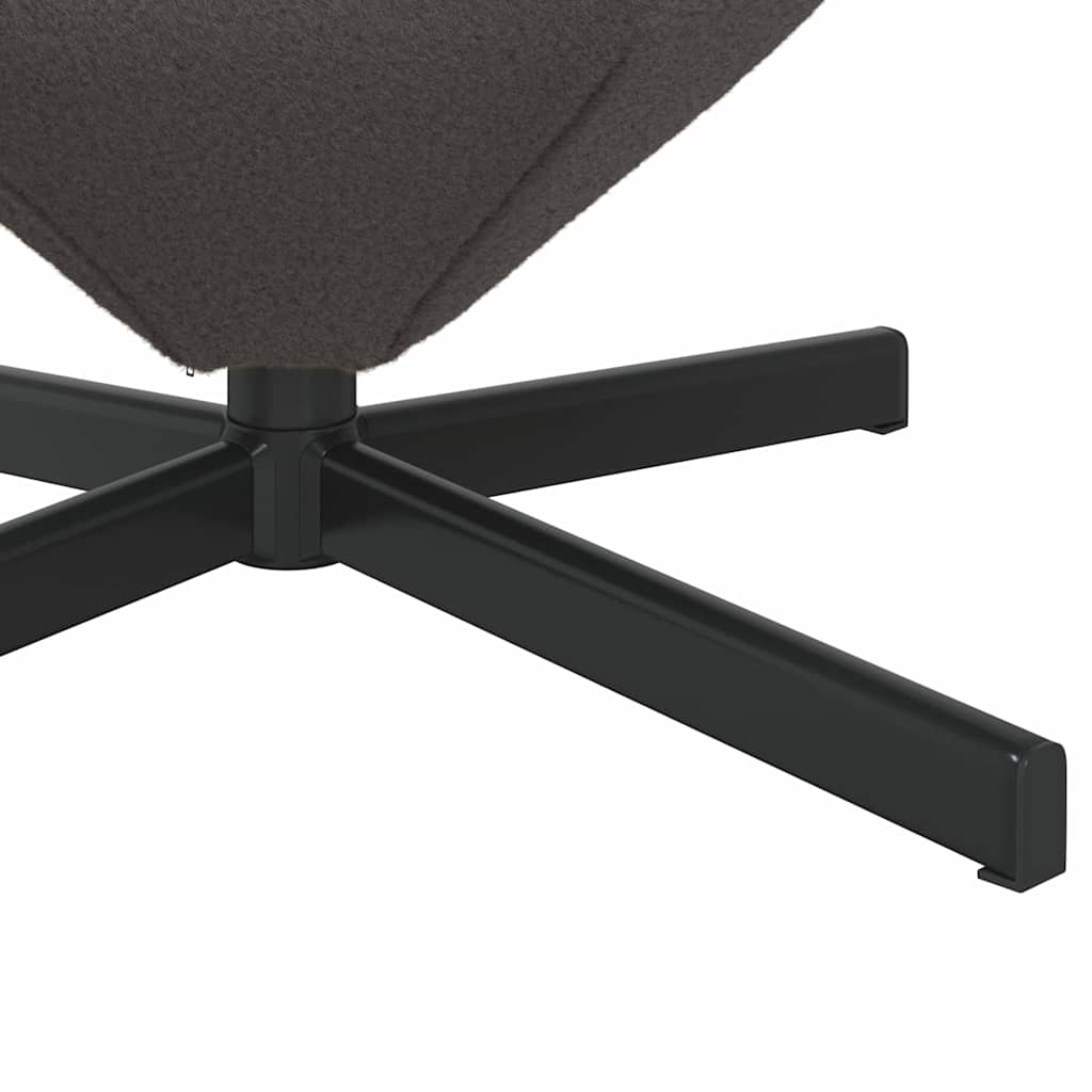 Cadeira ovo Cinza Escuro 63 x 73 x 90 cm tecido