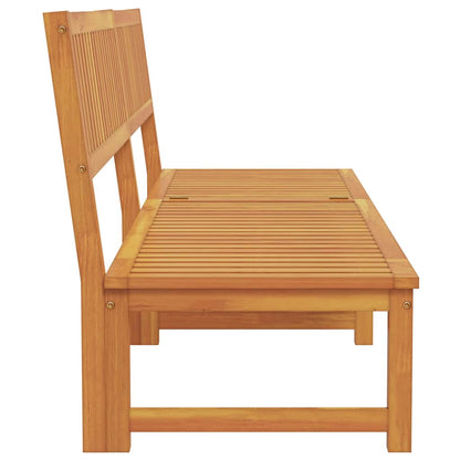 Espreguiçadeira 1-pessoa Castanho 200 x 57 x 75cm