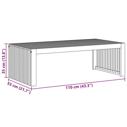 Mesa de centro Castanho 110 x 55 x 35 cm