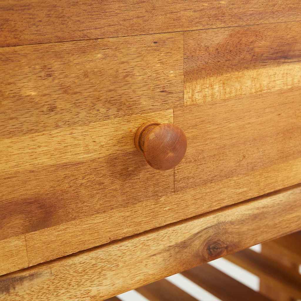 Armário de Jardim com gaveta Castanho 93 x 41.5 x 98cm