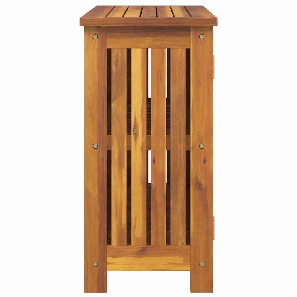 Armário de Jardim com armazenamento Castanho 75 x 35 x 70cm
