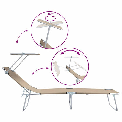 Espreguiçadeira 2 pcs Cinzento-acastanhado 58 x 188 x 77cm