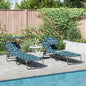 Espreguiçadeira dobrável 2 pcs Verde 56 x 190 x 81cm tecido