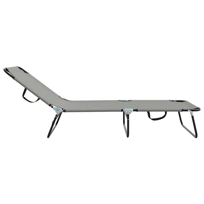 Espreguiçadeira dobrável Cinzeto 56 x 189 x 87cm tecido