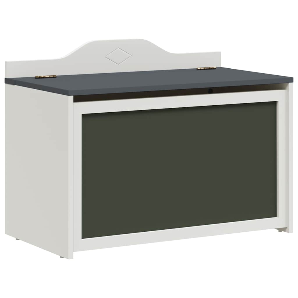 Caixa de Brinquedo Cinzento e branco 73 x 33 x 55 cm