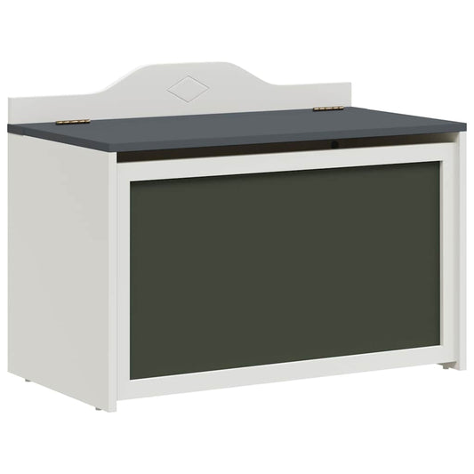 Caixa de Brinquedo Cinzento e branco 73 x 33 x 55 cm