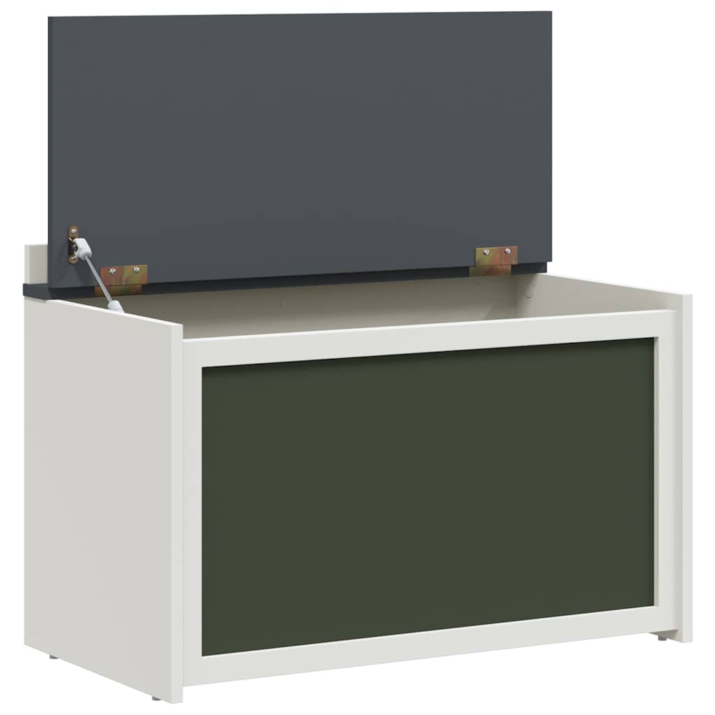 Caixa de Brinquedo Cinzento e branco 73 x 33 x 55 cm