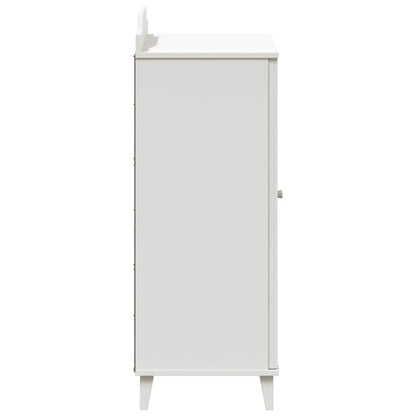 Armário de Quadro Negro com porta Branco Madeira processada