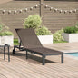 Cama de Sol 1-pessoa Castanho 60 x 200 x 27cm vime PE