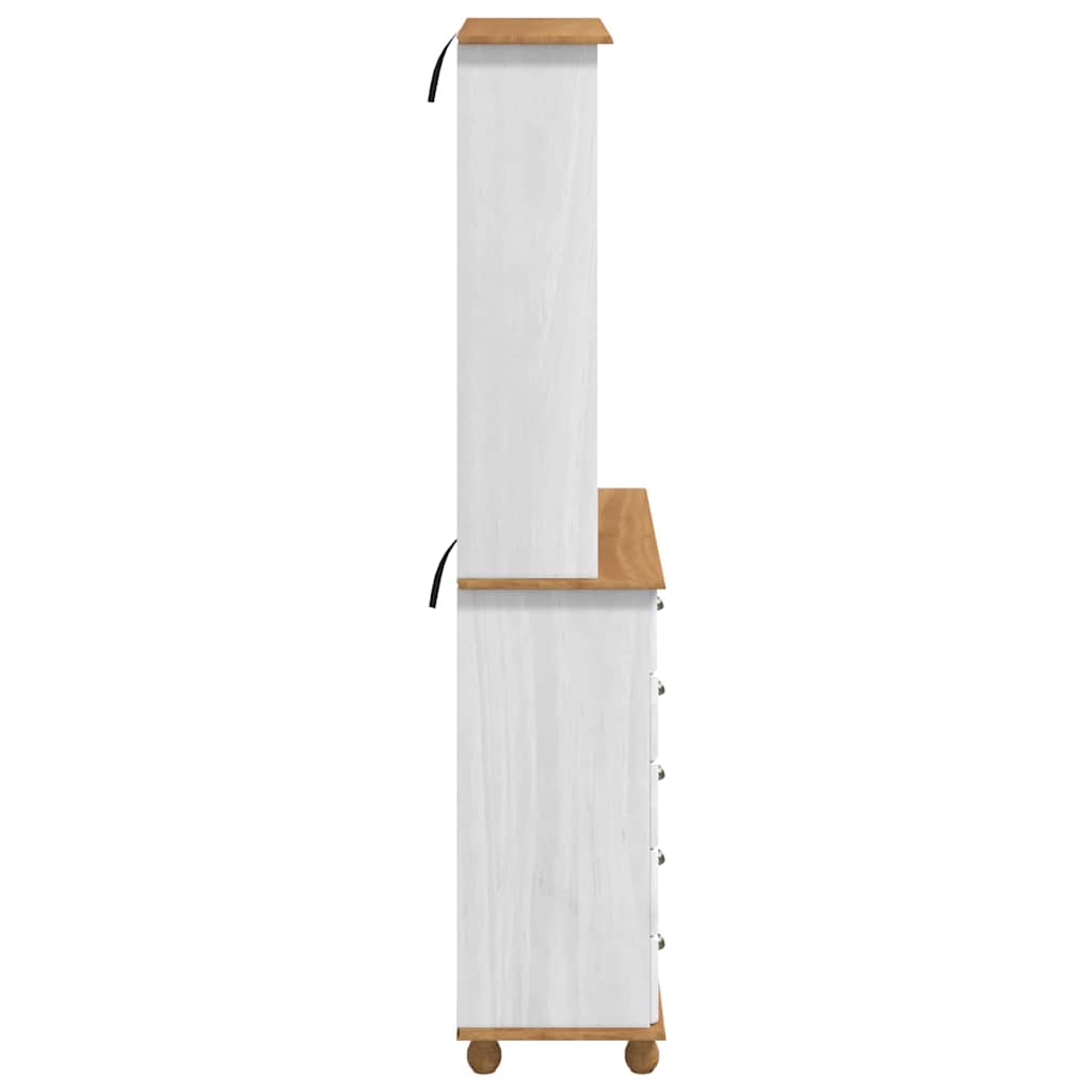 Hutch com gaveta ASKIM Branco 91 x 40 x 200,5 cm