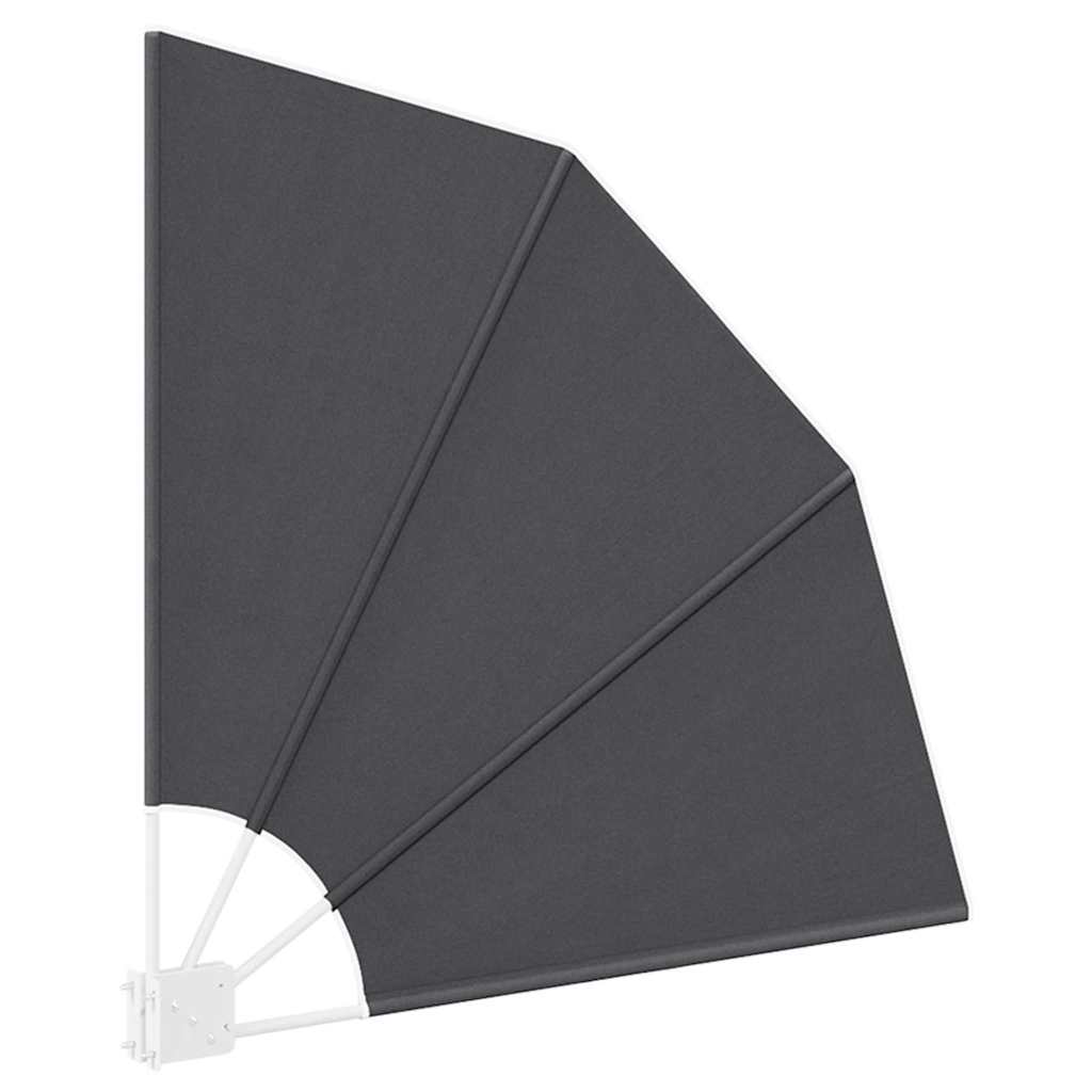 Tela de Privacidade para Varanda Preto 115 x 115 cm Poliéster