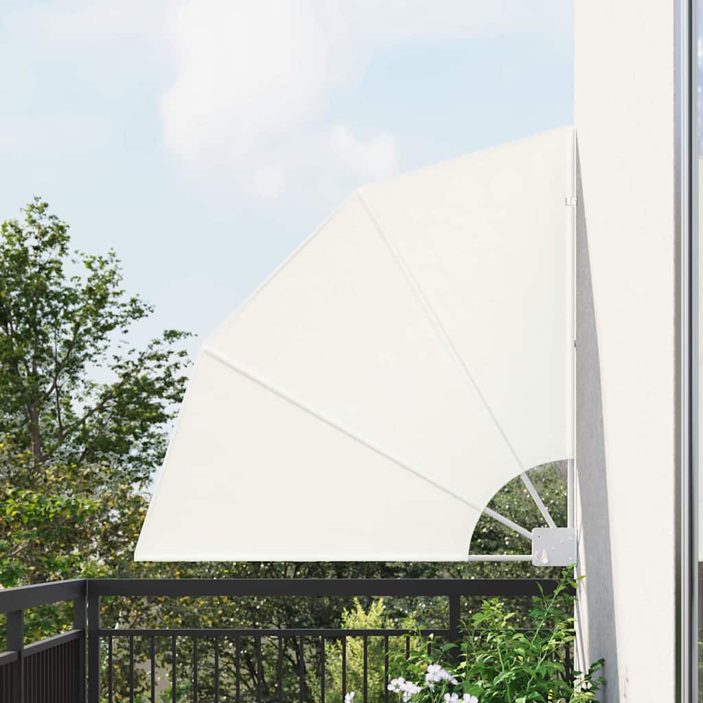 Tela de Privacidade para Varanda Creme 115 x 115 cm Poliéster