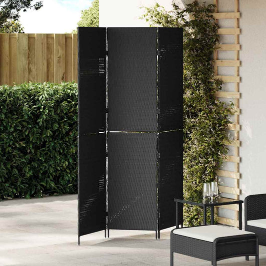 Divisor de Ambiente Manual Preto 146 x 180 cm vime PE