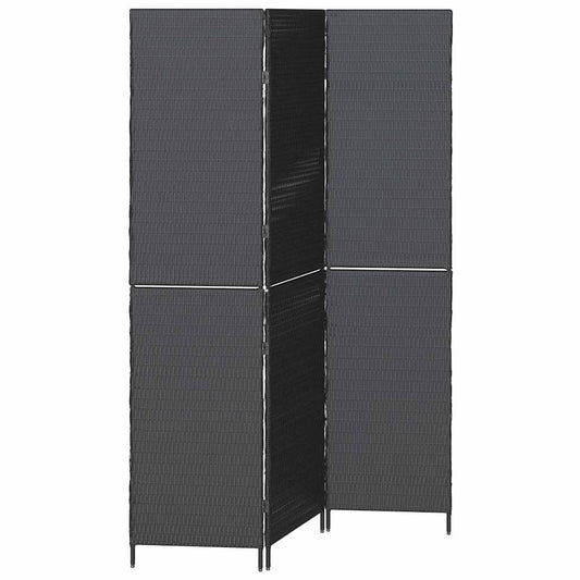 Divisor de Ambiente Manual Preto 146 x 180 cm vime PE