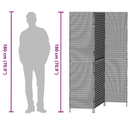 Divisor de Ambiente Manual Castanho 146 x 180 cm vime PE