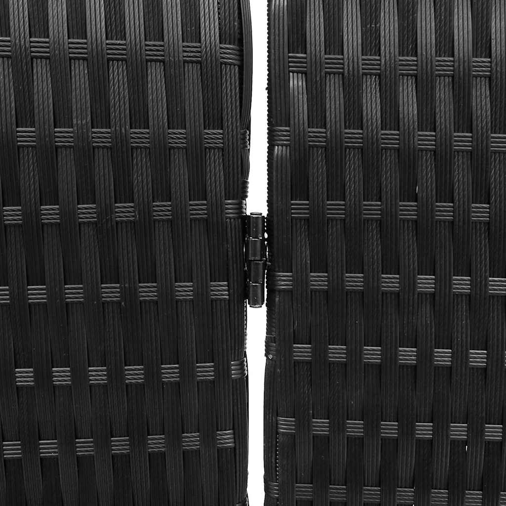 Divisor de Ambiente Manual Preto 195 x 180 cm vime PE