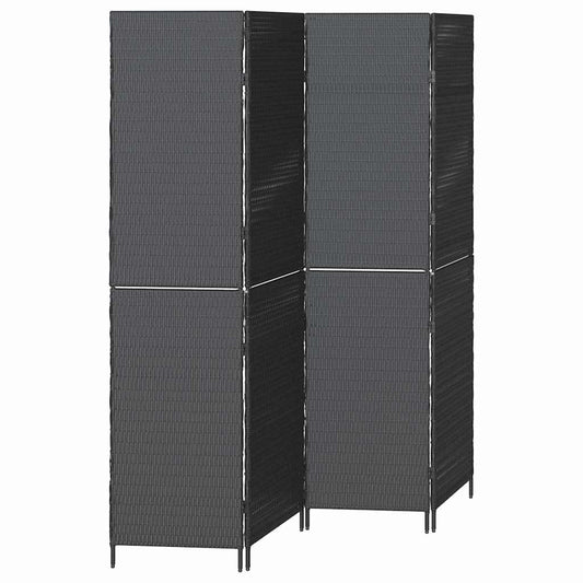Divisor de Ambiente Manual Preto 195 x 180 cm vime PE