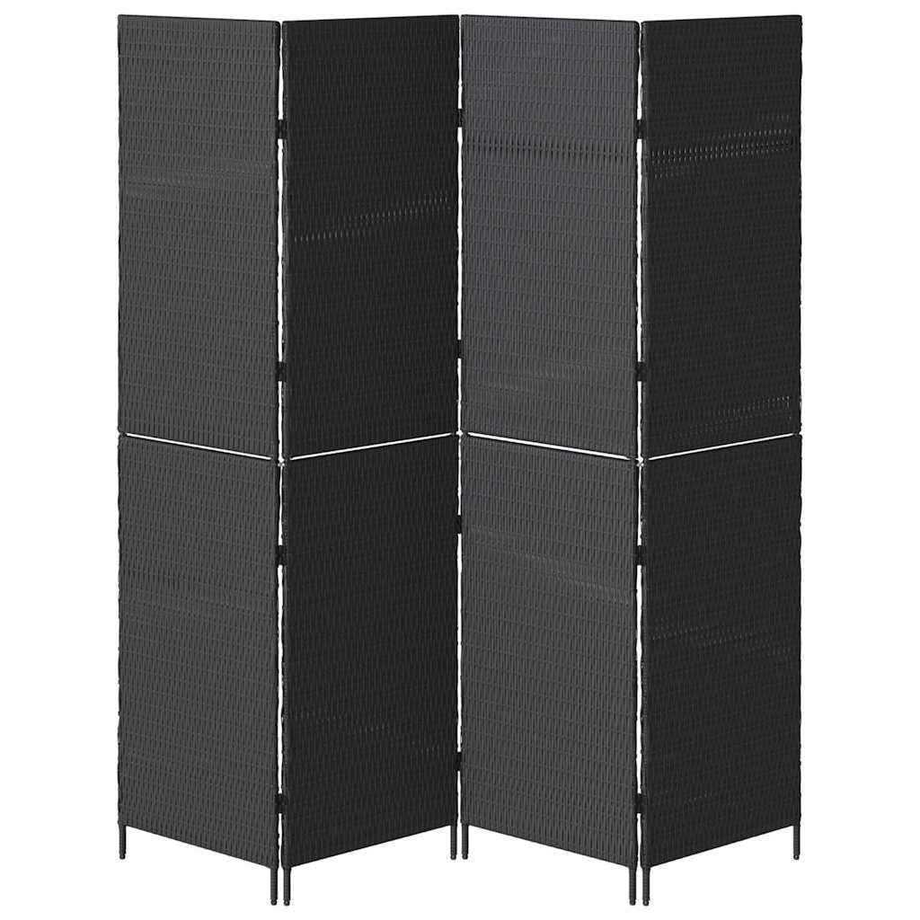 Divisor de Ambiente Manual Preto 195 x 180 cm vime PE