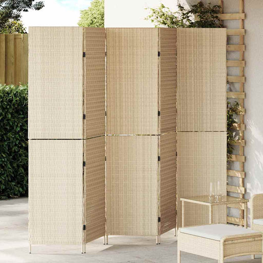 Divisor de Ambiente Manual Bege 242 x 180 cm vime PE