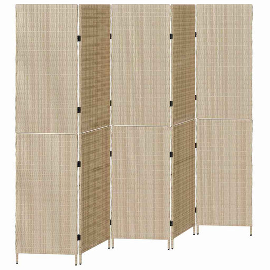 Divisor de Ambiente Manual Bege 242 x 180 cm vime PE