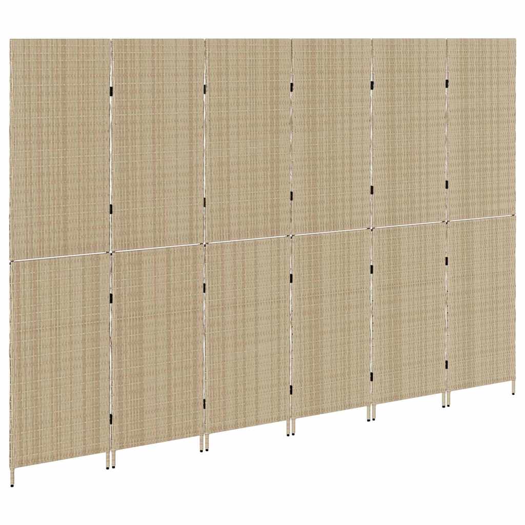Divisor de Ambiente Manual Bege 292 x 180 cm vime PE