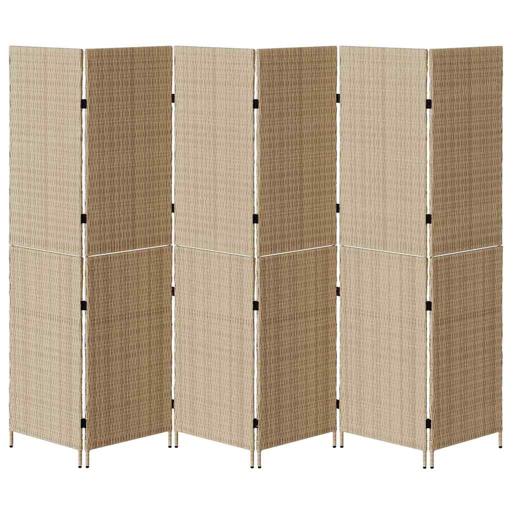 Divisor de Ambiente Manual Bege 292 x 180 cm vime PE