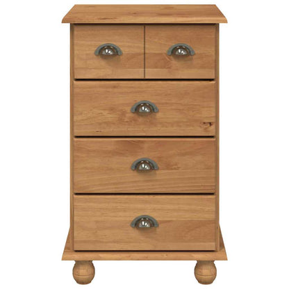 Cômoda ASKIM Castanho 45.8 x 40 x 79 cm Madeira de pinho maciça