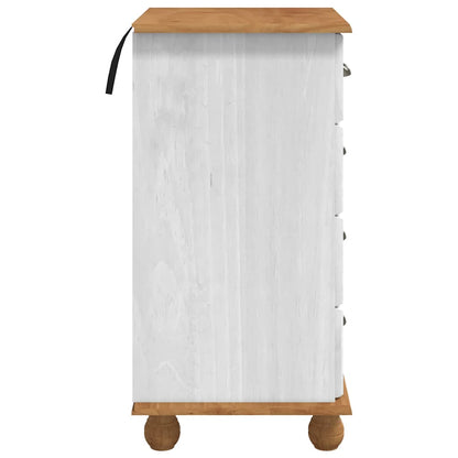 Cômoda ASKIM Branco 45.8 x 40 x 79 cm Madeira de pinho maciça