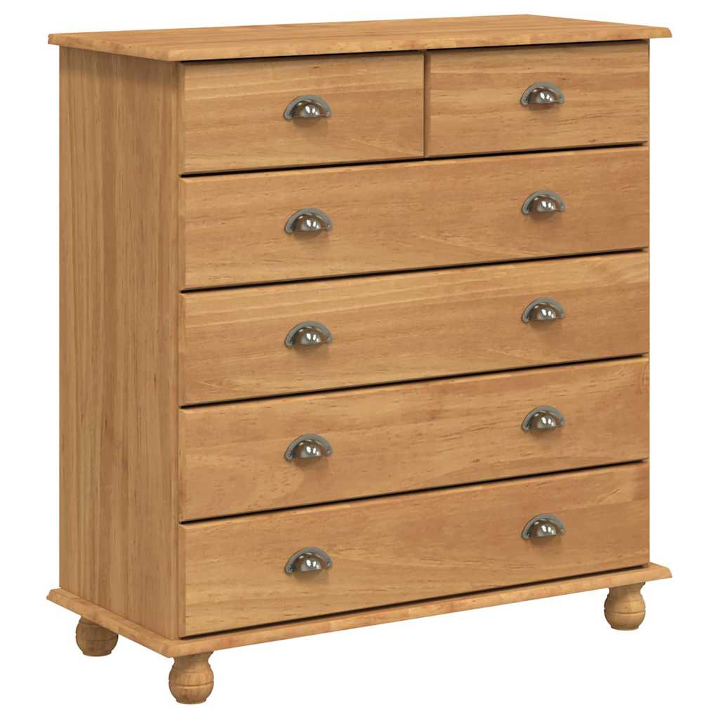 Cômoda ASKIM Castanho 91 x 40 x 95,5 cm Madeira de pinho maciça