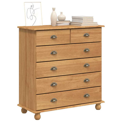 Cômoda ASKIM Castanho 91 x 40 x 95,5 cm Madeira de pinho maciça